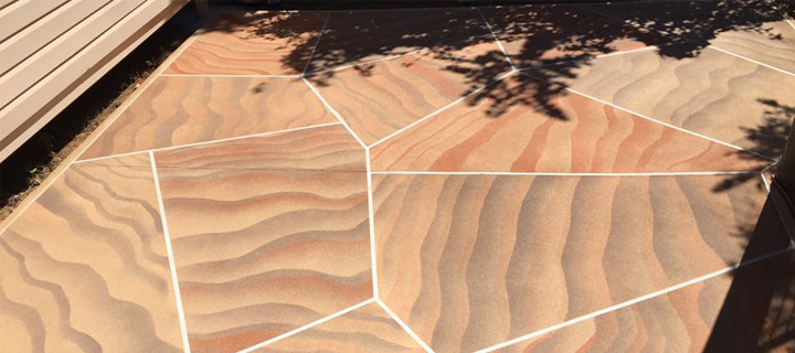Sandstone effect photo