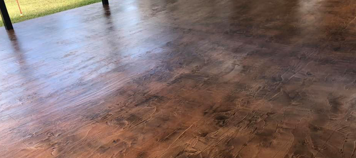 Stained concrete photo
